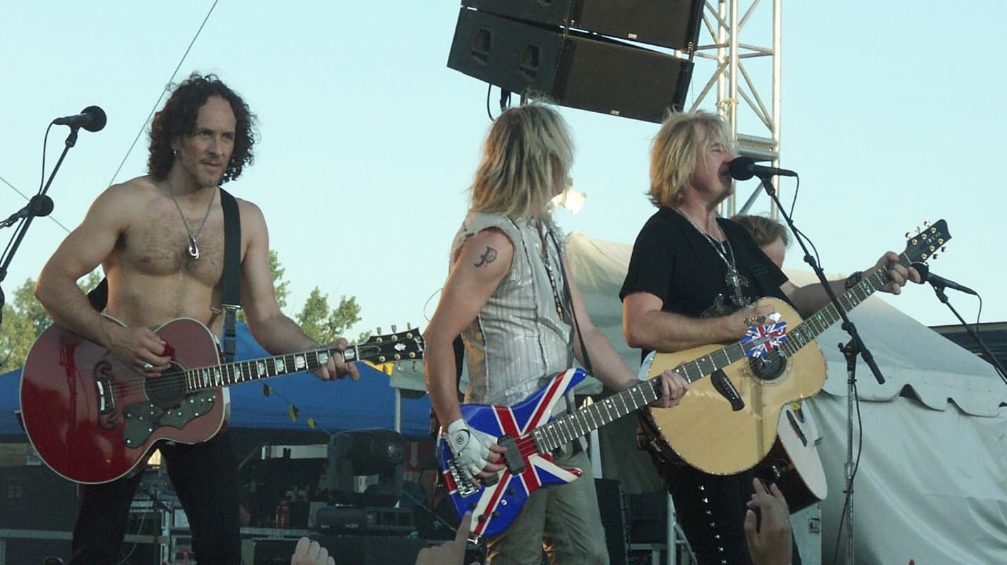 Def Leppard - In Japan Euphoria Tour backdrop