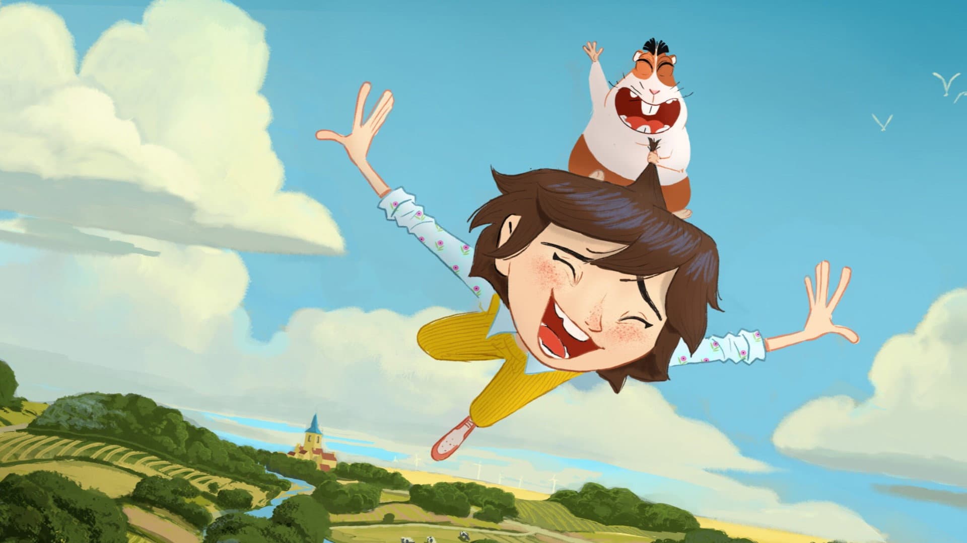 La Fille dans les nuages backdrop