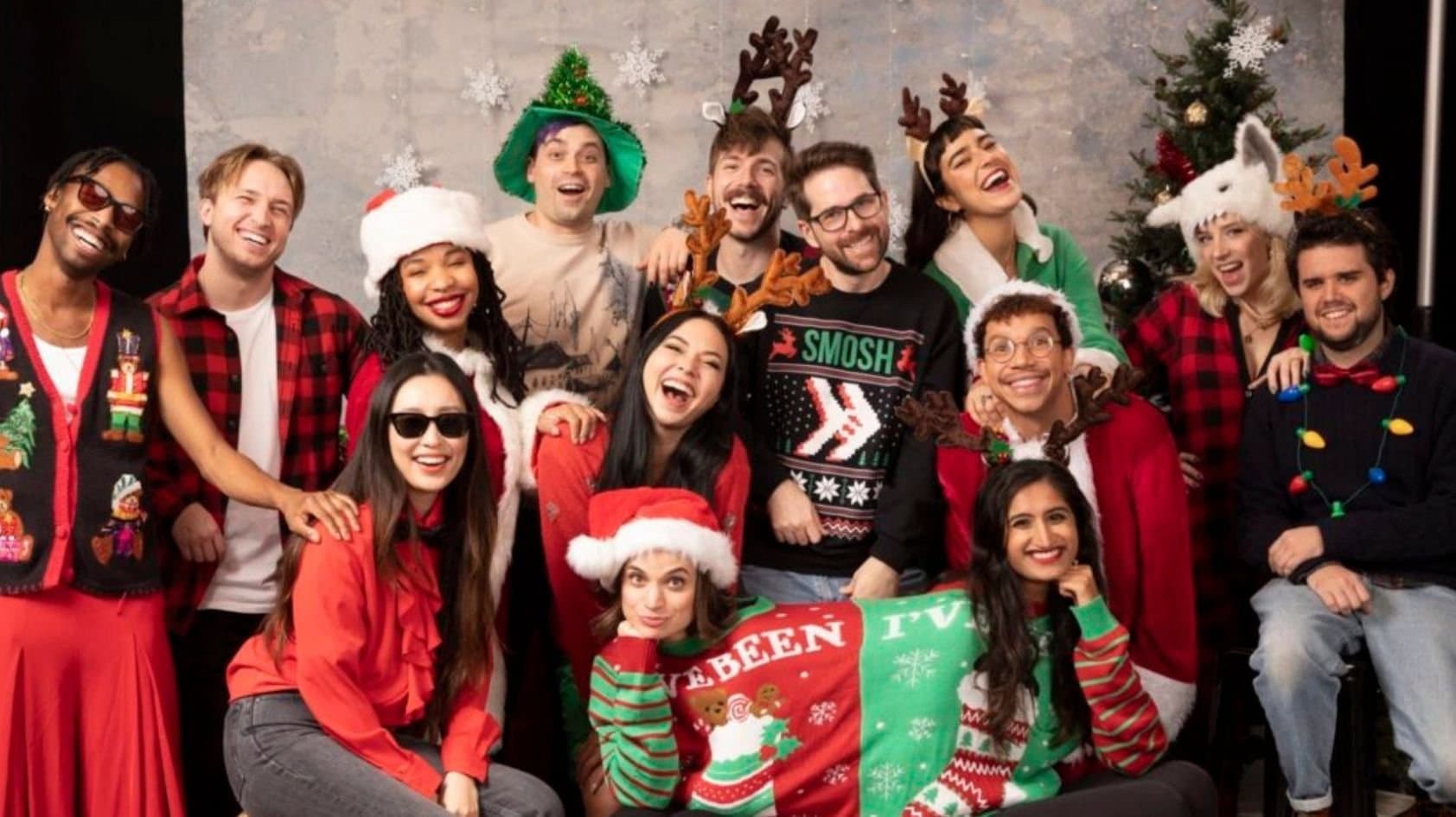 Under the Mistletoe backdrop
