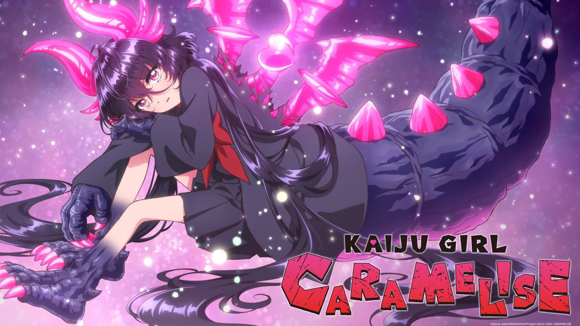 Kaiju Girl Caramelise backdrop